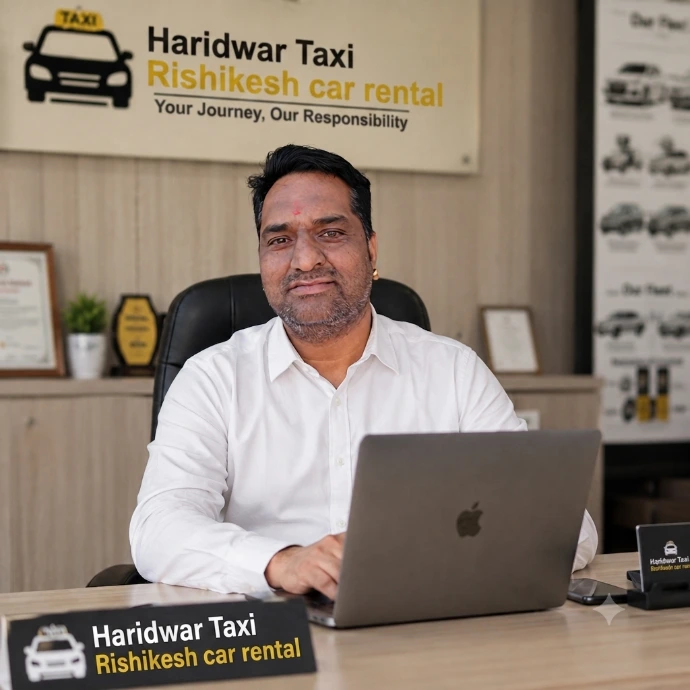 Experienced driver and owner at Haridwar taxi Rishikesh car rental service offering affordable cab booking, local sightseeing, outstation travel, and Char Dham Yatra tours.